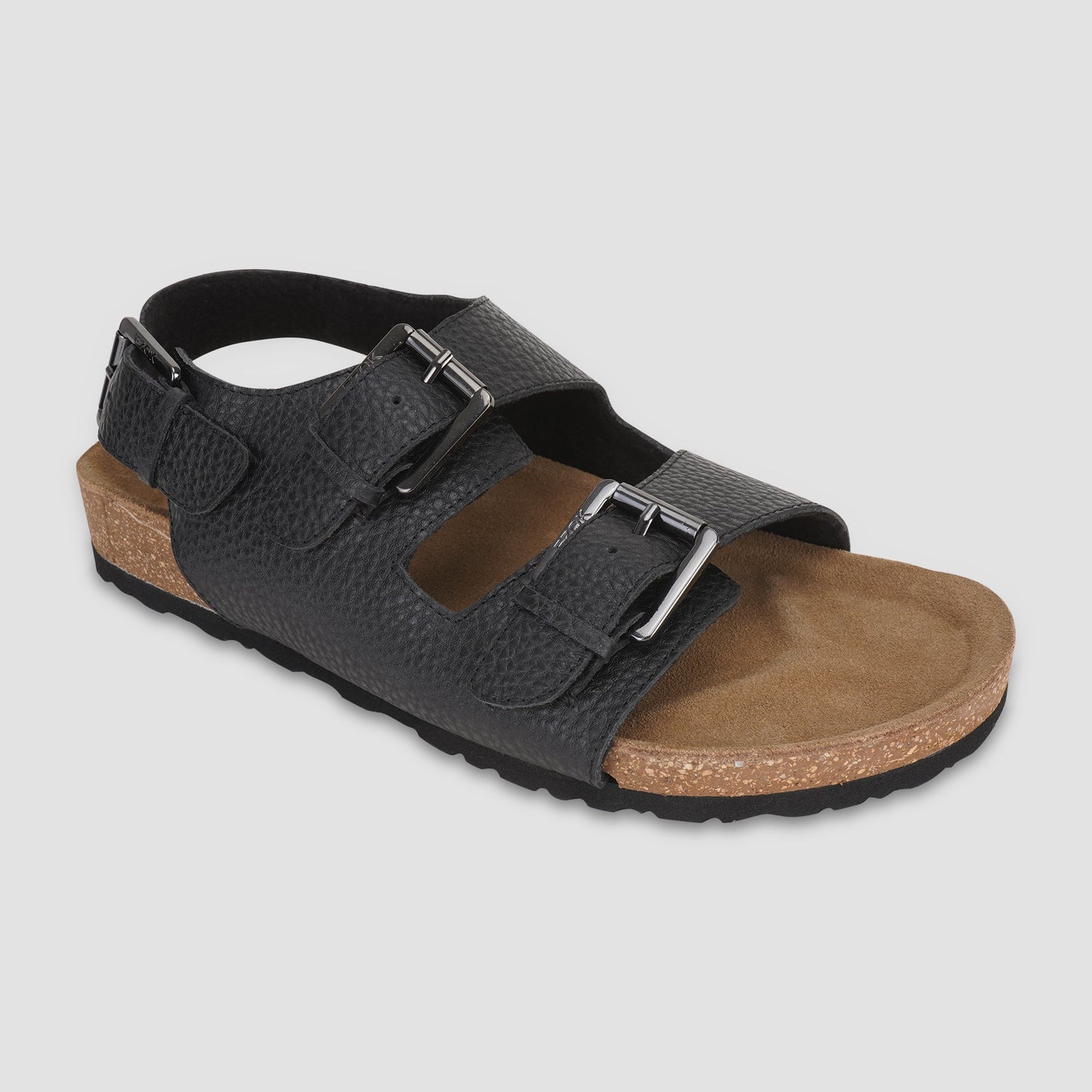 Leather Sandal For Men (Black)