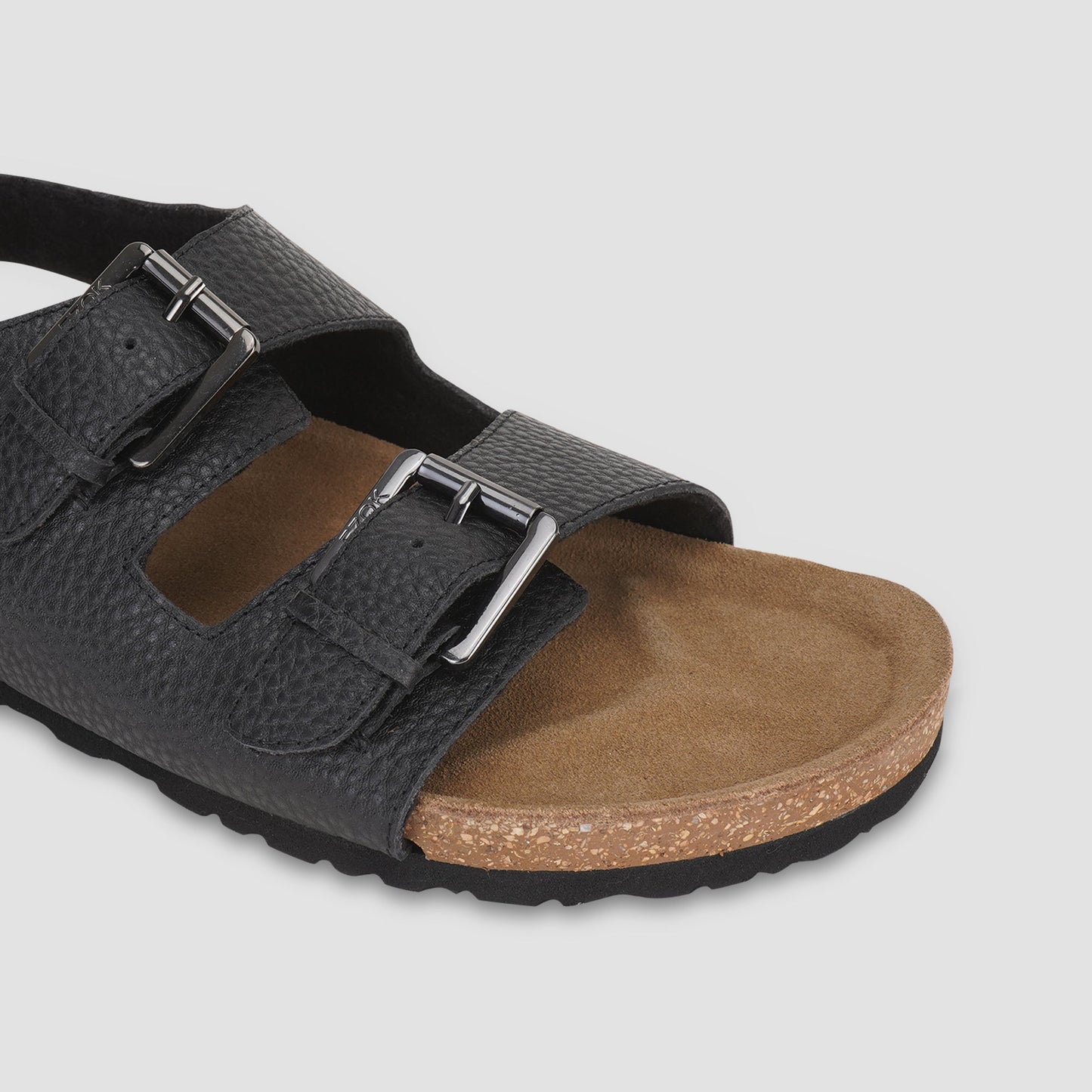 Leather Sandal For Men (Black)