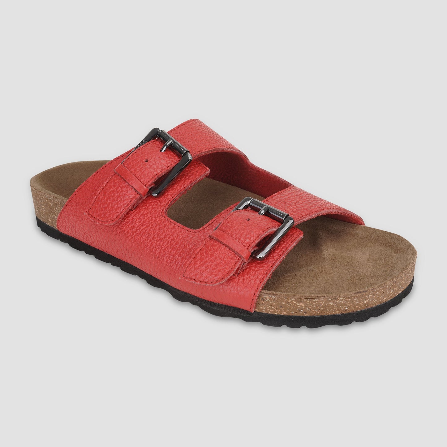 Leather Sandal For Men (Red)