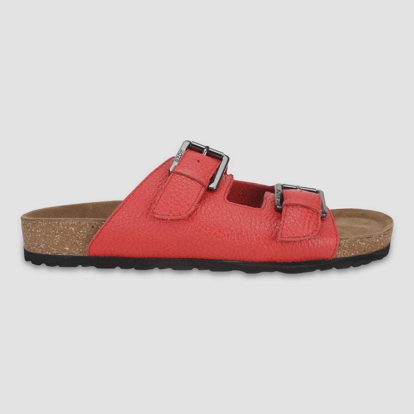 Leather Sandal For Men (Red)