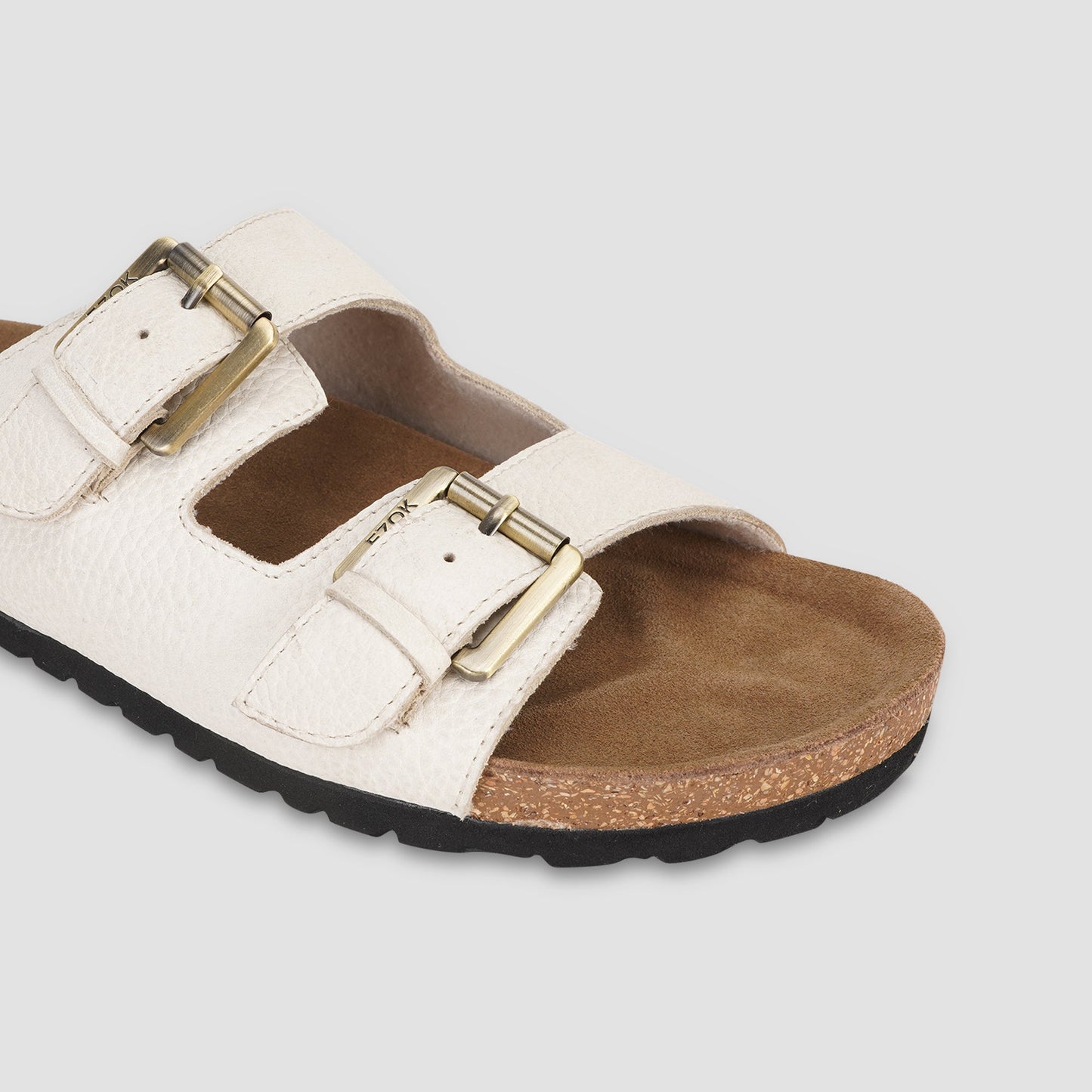 Leather Sandal For Men (Beige)