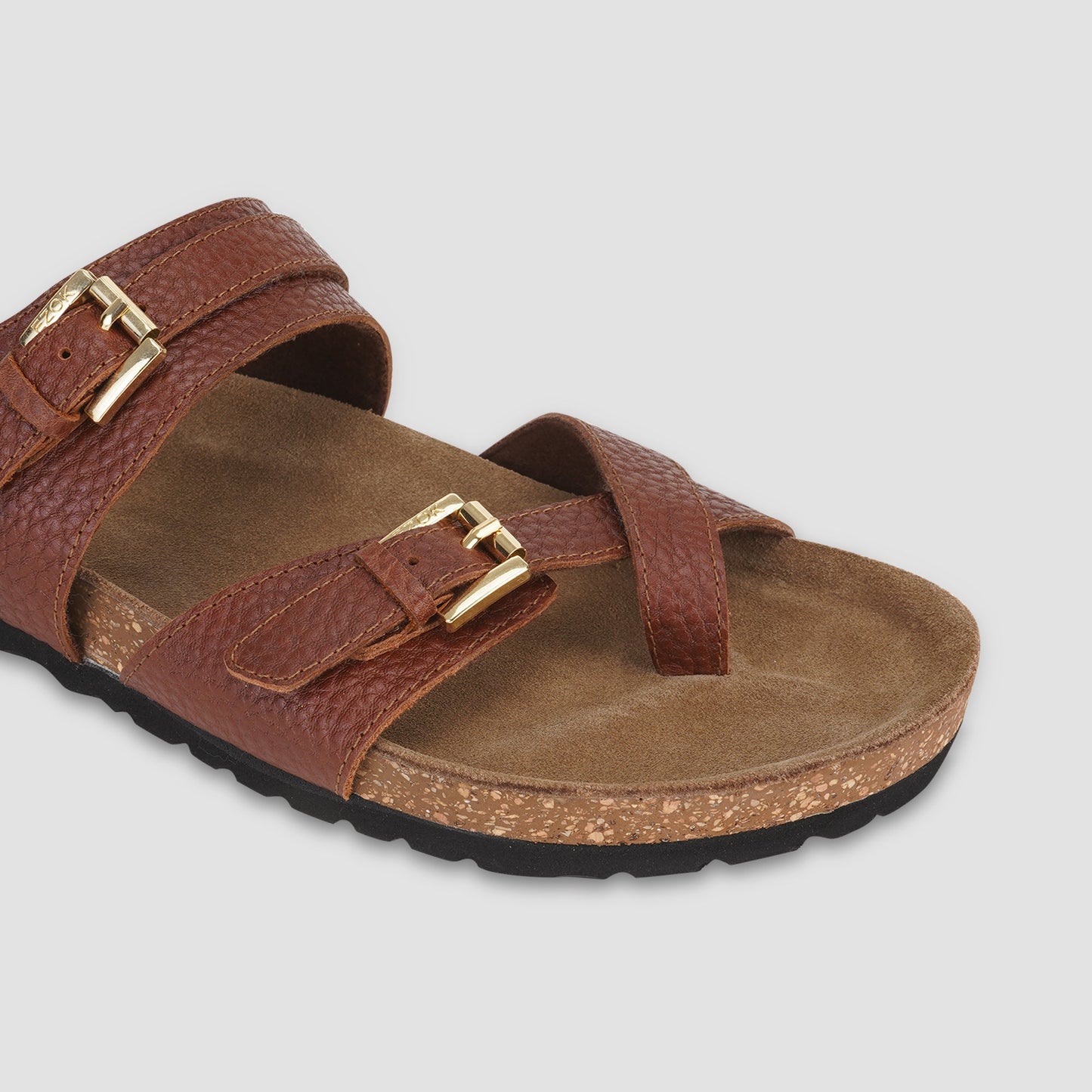 Leather Sandal For Men (Tan)