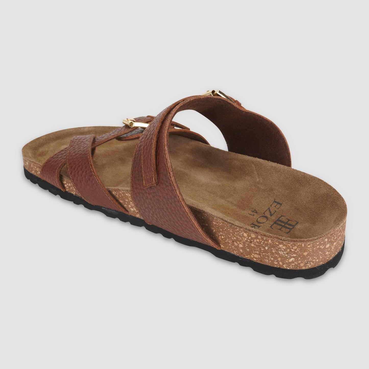 Leather Sandal For Men (Tan)