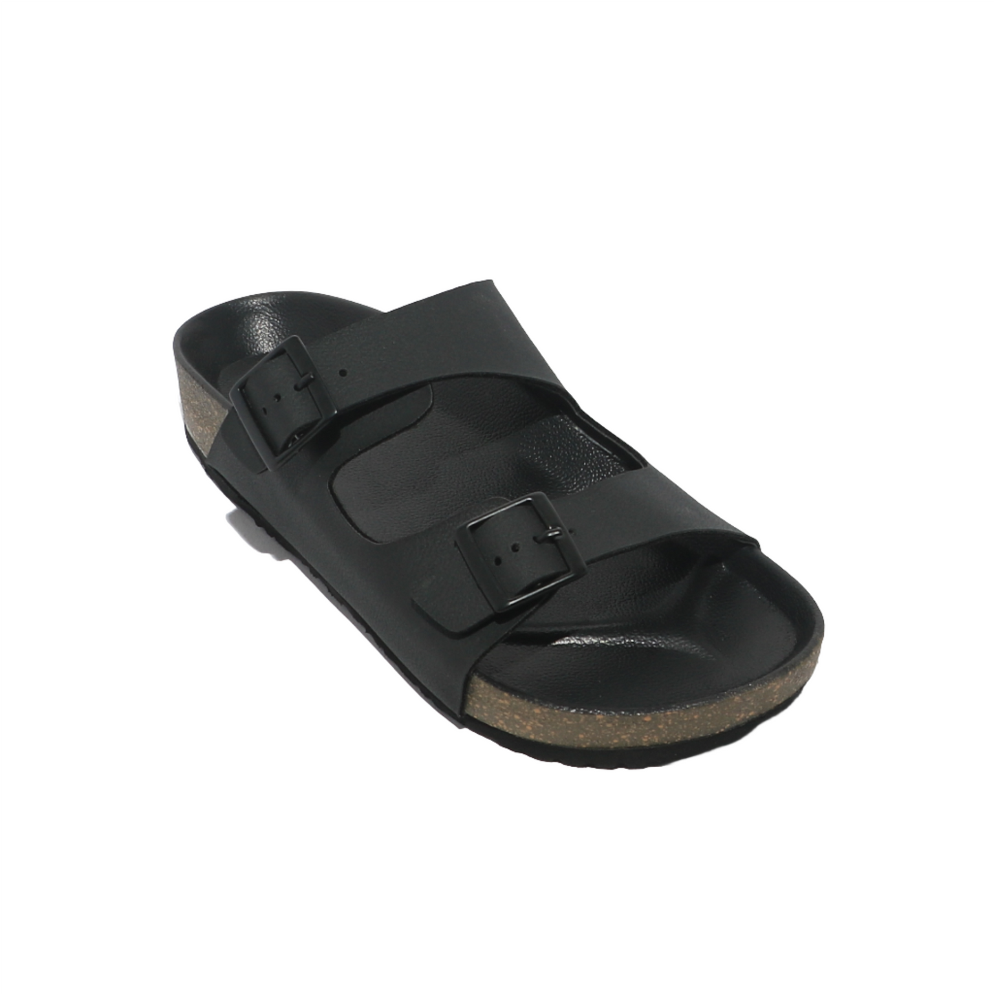 Men's Buckle Double Strap Sliders