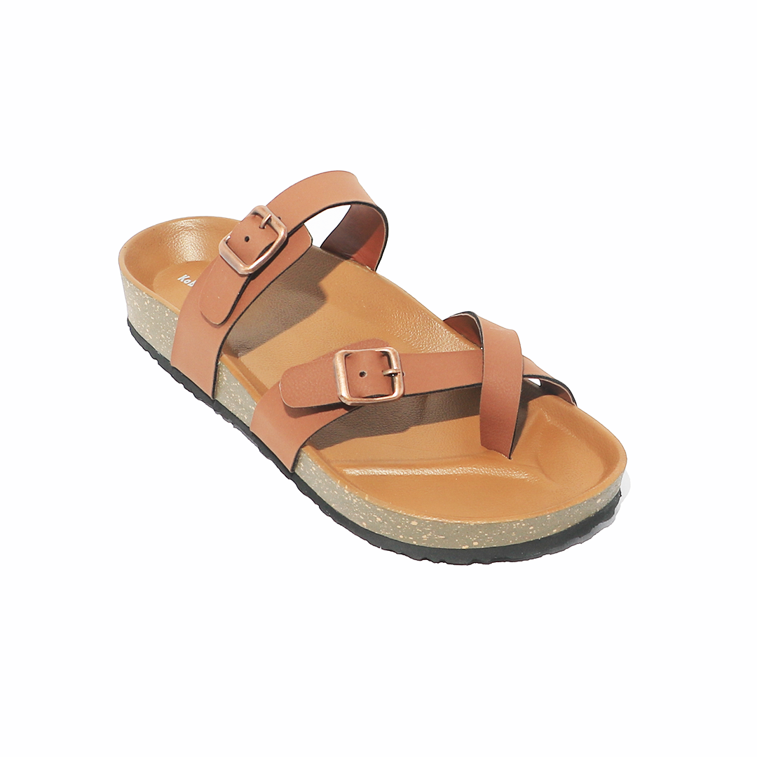 Mens's Toe Ring Sandals in Tan