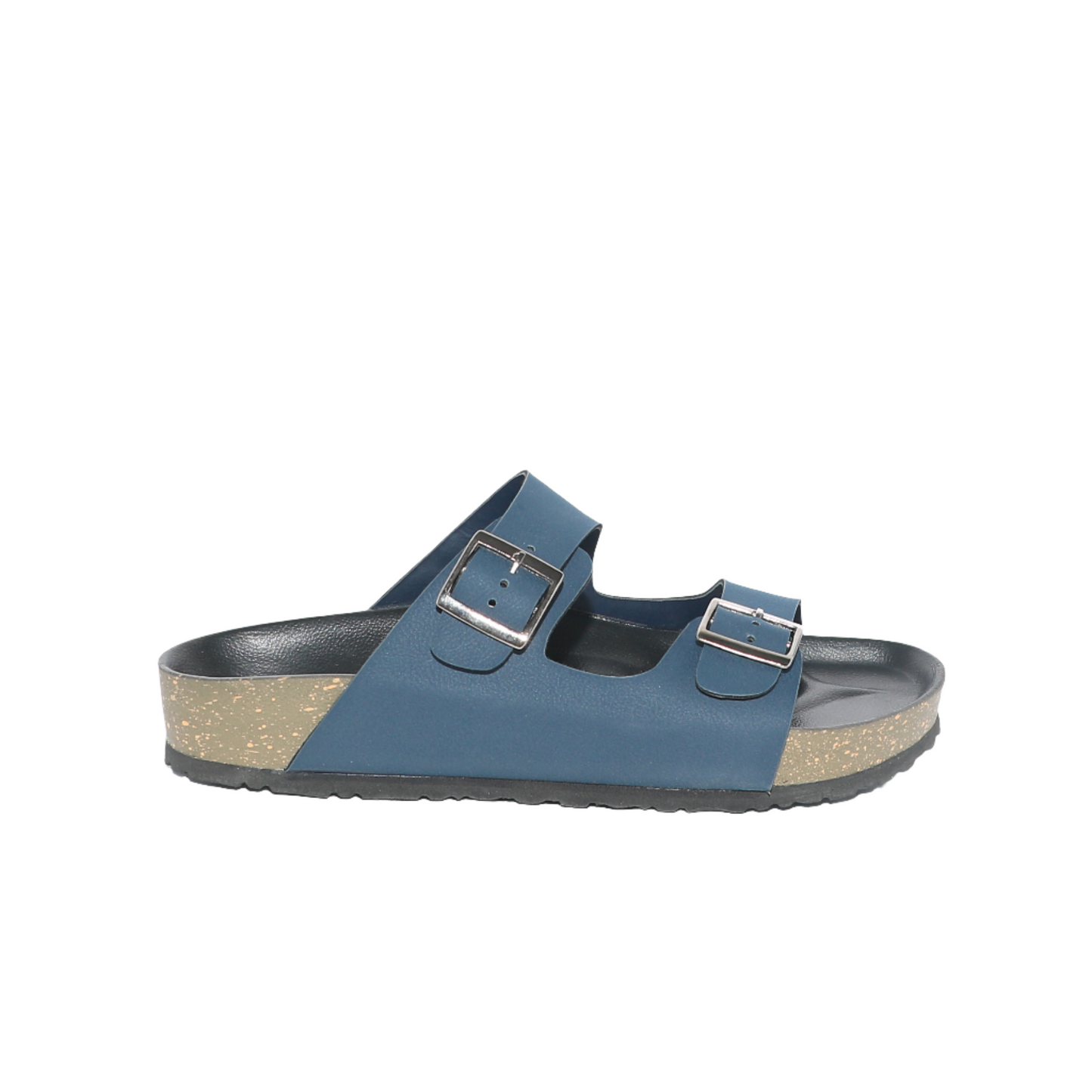 Men's Buckle Double Strap Sliders