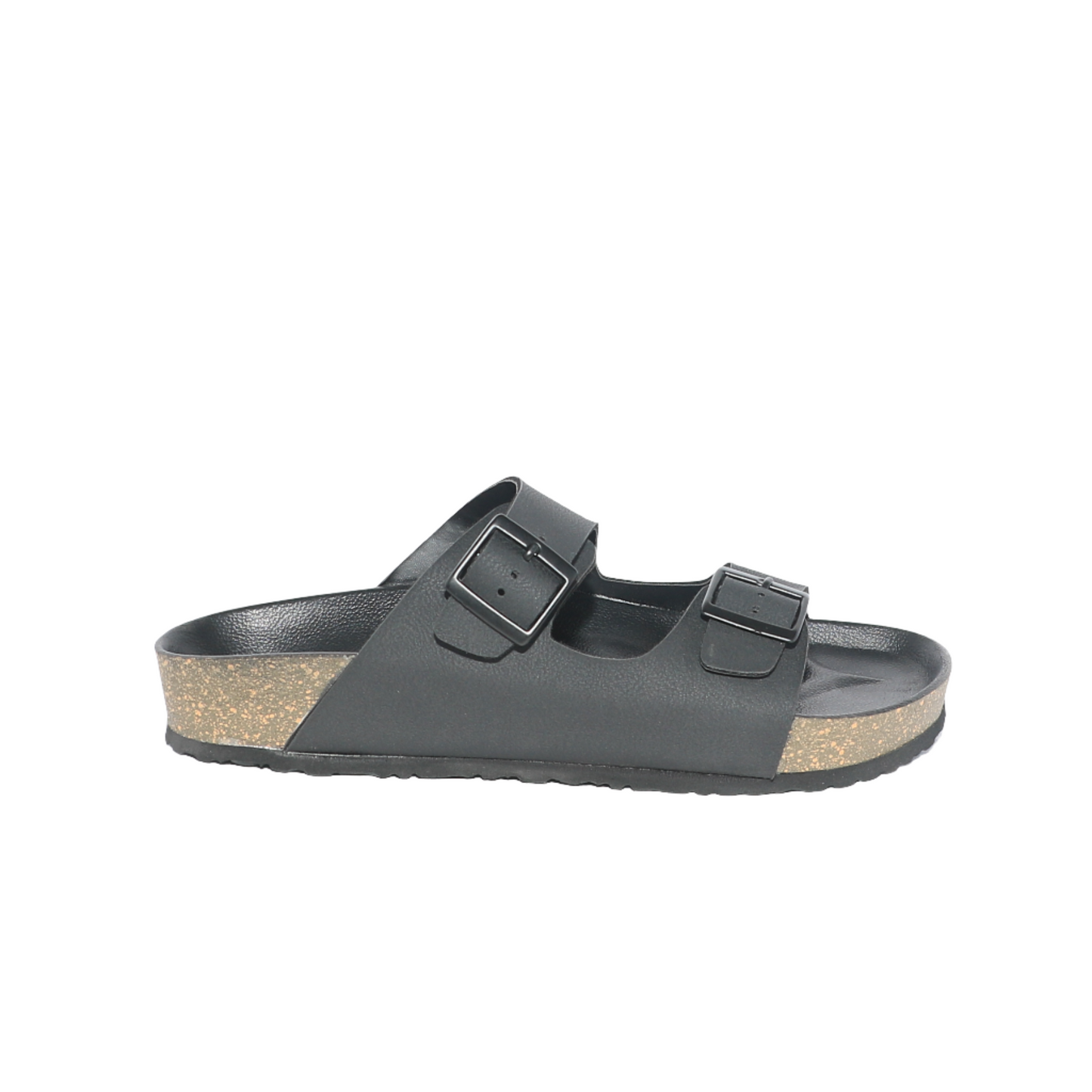 Men's Buckle Double Strap Sliders