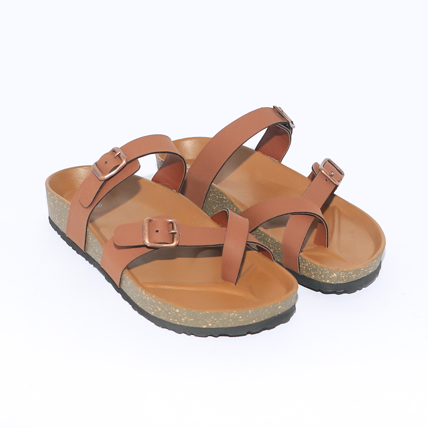 Mens's Toe Ring Sandals in Tan