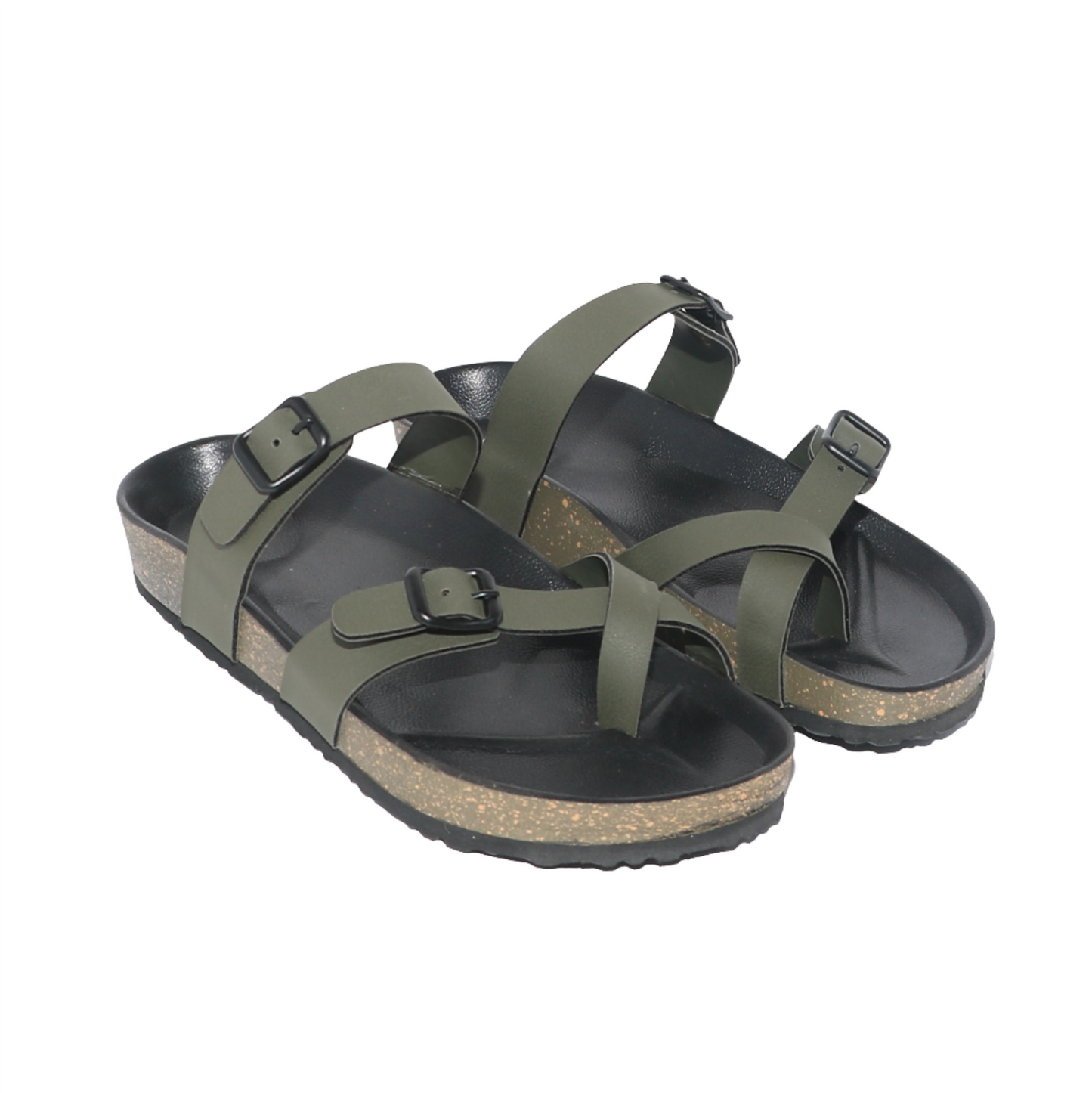 Men's Toe Ring Sandals in Olive