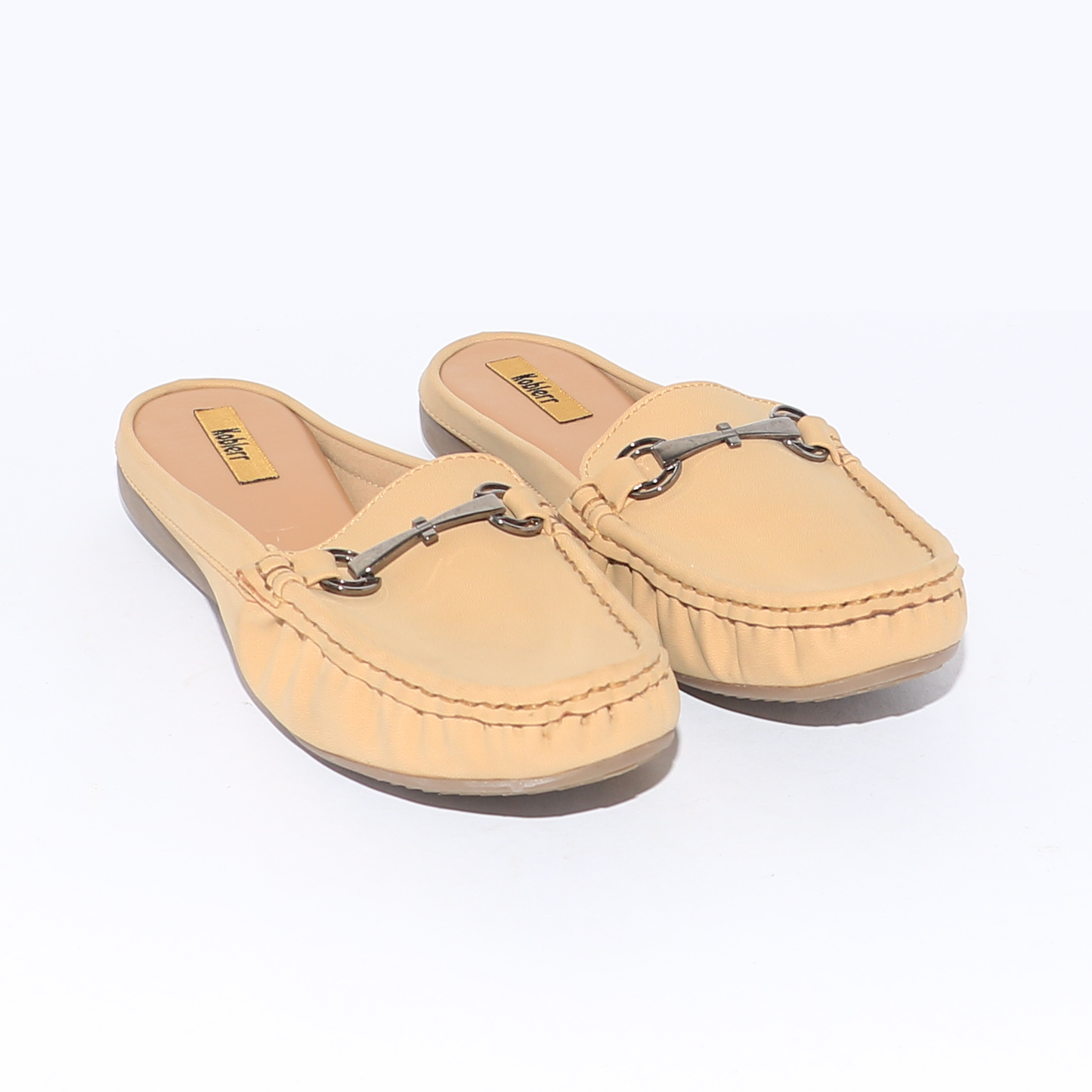 Beige Slip-On Loafers