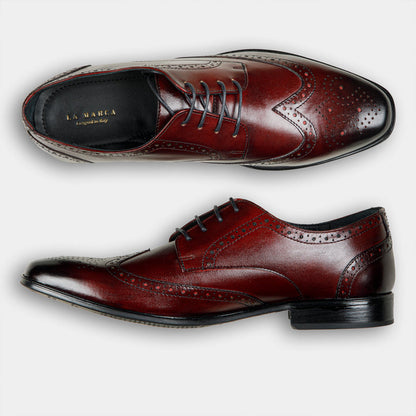 TIMBER - Brogue in Oxblood