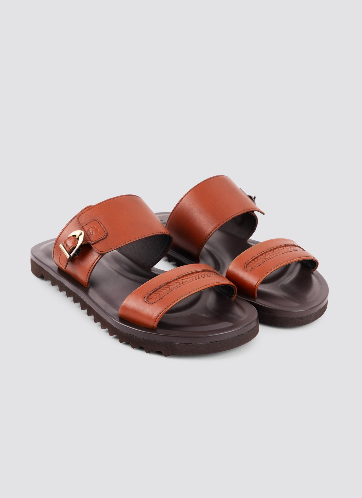Language Aegean Sandal - Chestnut