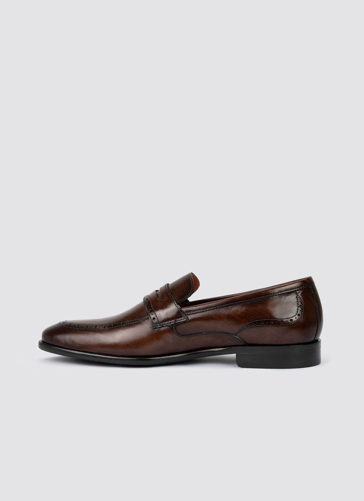 Language Kander Loafer Shoes - Brown