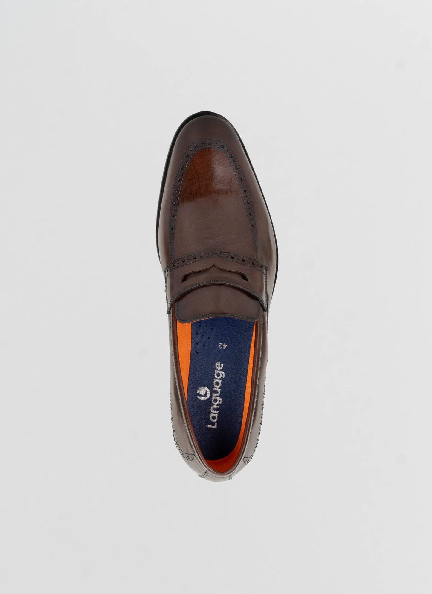 Language Kander Loafer Shoes - Brown