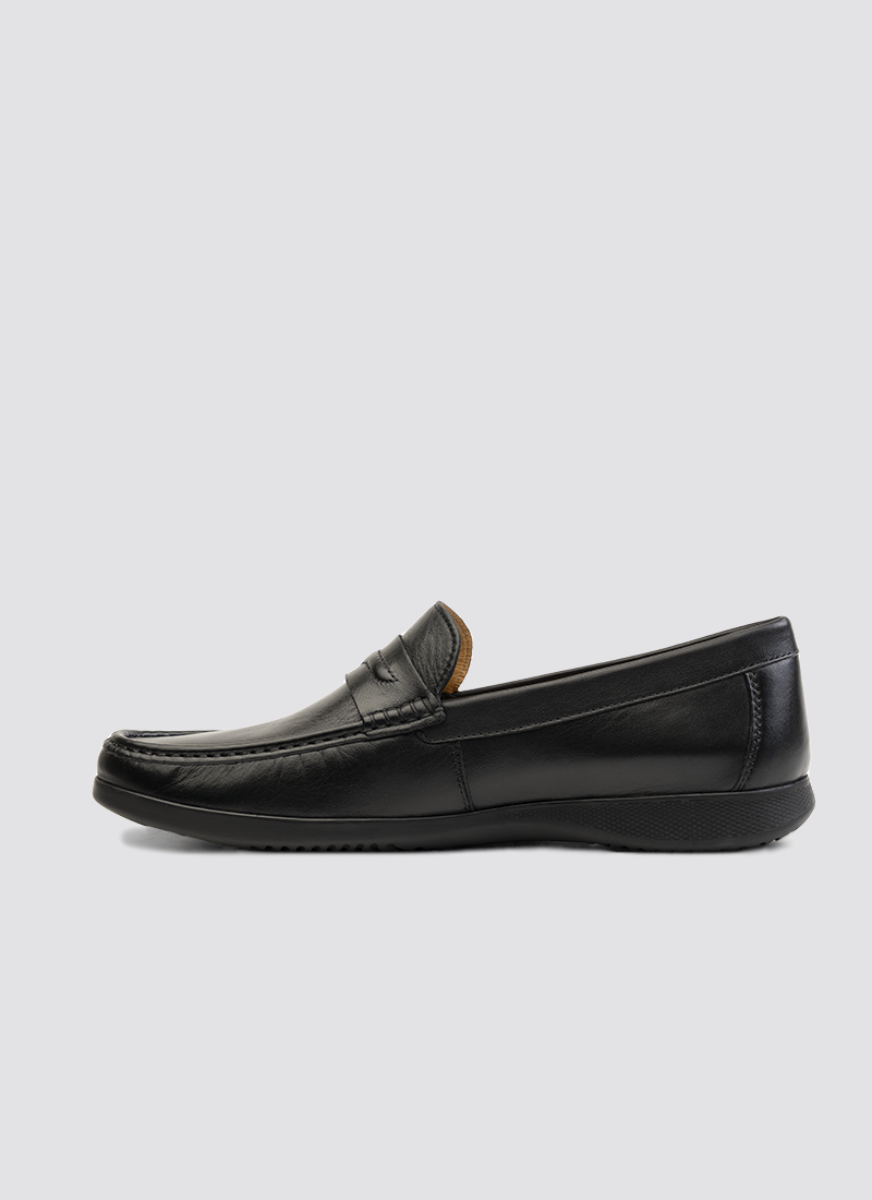Language Jameson Moccasin Shoes - Black