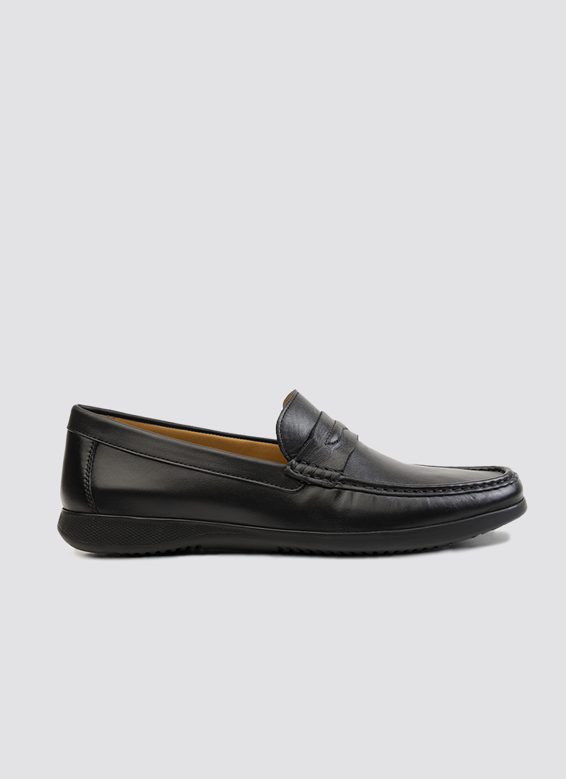 Language Jameson Moccasin Shoes - Black