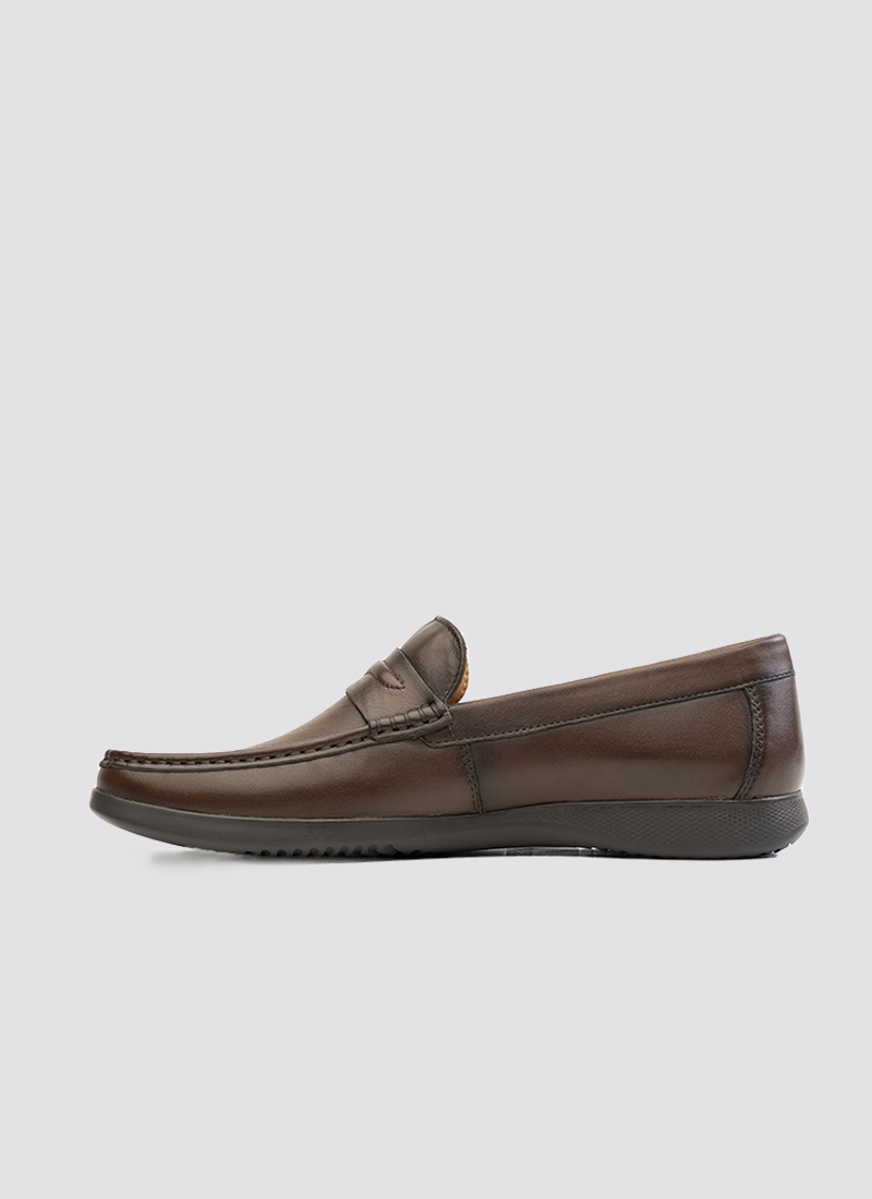 Language Jameson Moccasin Shoes - Brown