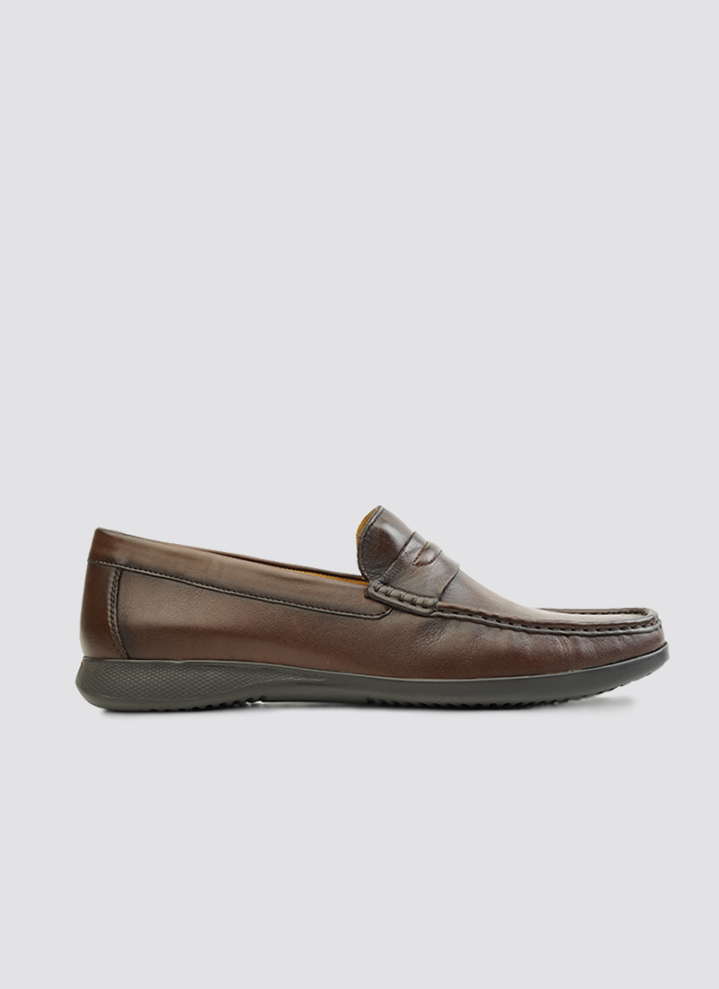 Language Jameson Moccasin Shoes - Brown