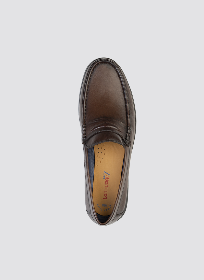 Language Jameson Moccasin Shoes - Brown
