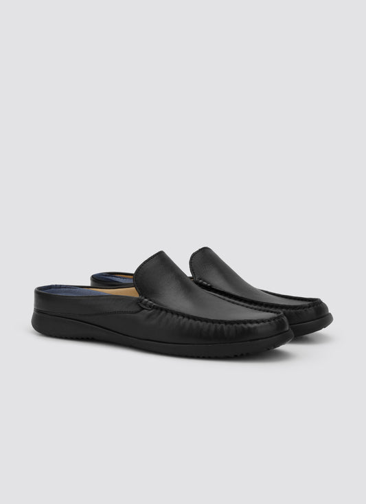 Language Darron Mule Shoes - Black