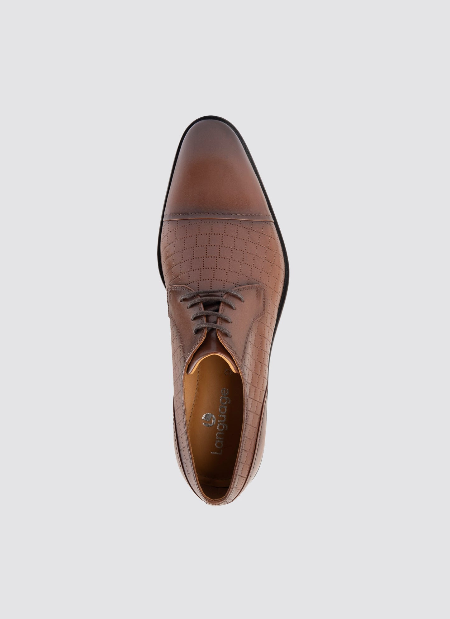 Language Lane Lace-ups Shoes - Tan
