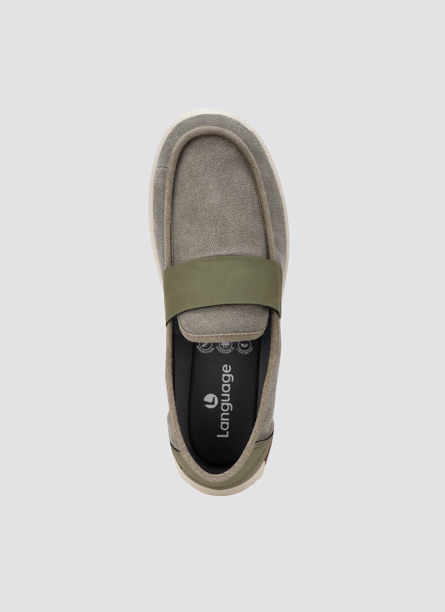 Language Nash Loafer - Olive