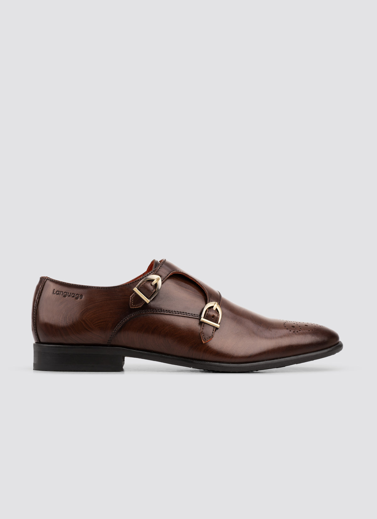 Language Maybri Monk Shoes - Brown