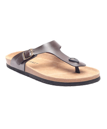 Nivera Men's Leather Thong Sandals (Royal Oak)