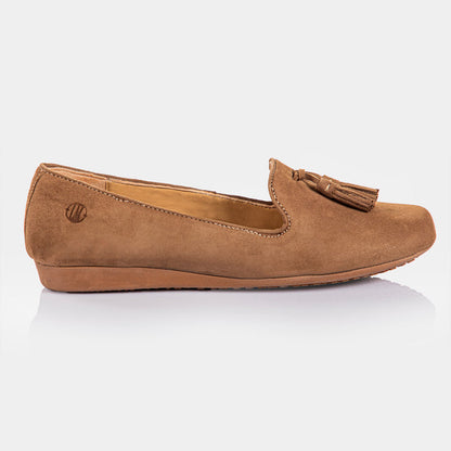 Beneveneto - Ballerina in Sandal Wood Beige