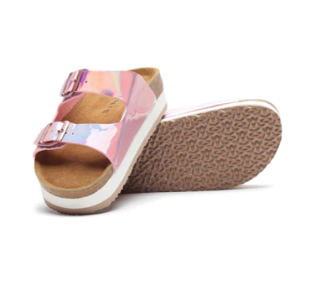Jeanne Women's Platform Sandals (Coral)