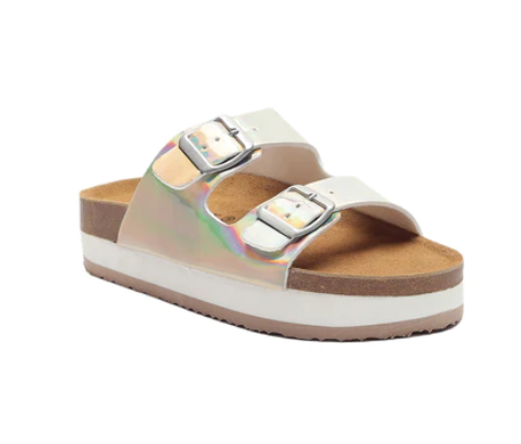 Jeanne Women's Platform Sandals (Pearl)