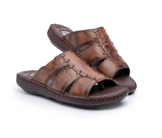Pierre Cardin Tan Casual Sandal