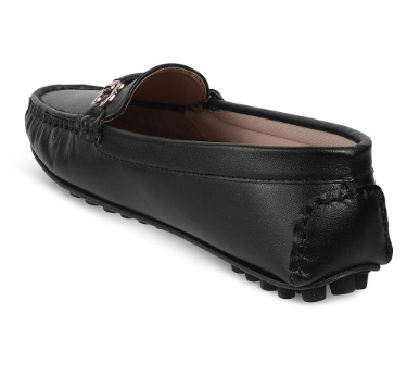 Black Slip-On Loafers