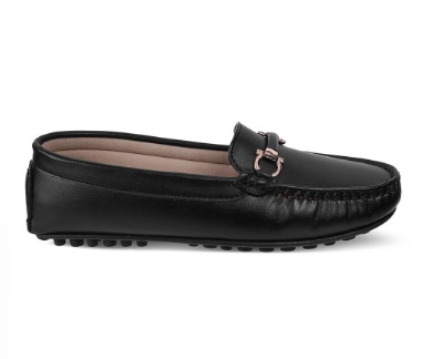 Black Slip-On Loafers