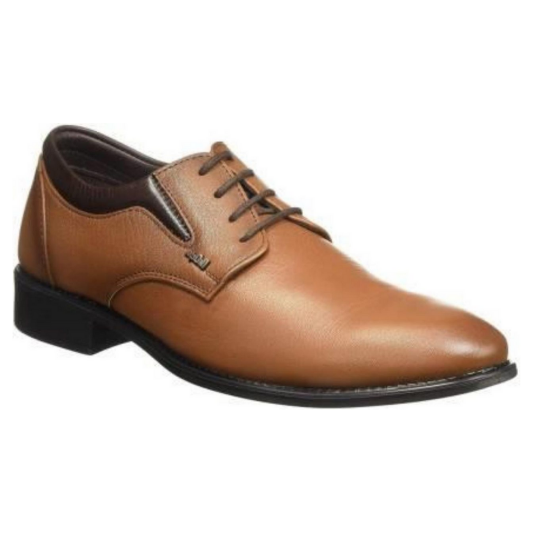 Lee Cooper Men's Tan Leather Formal Shoes