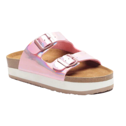 Jeanne Women's Platform Sandals (Coral)