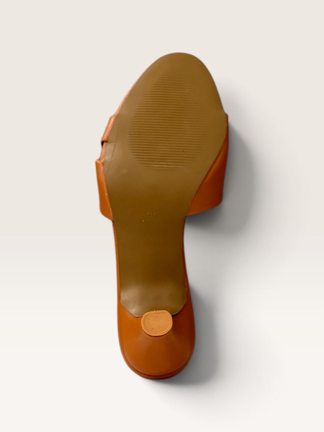 Womens Tan Kitten Heels 5