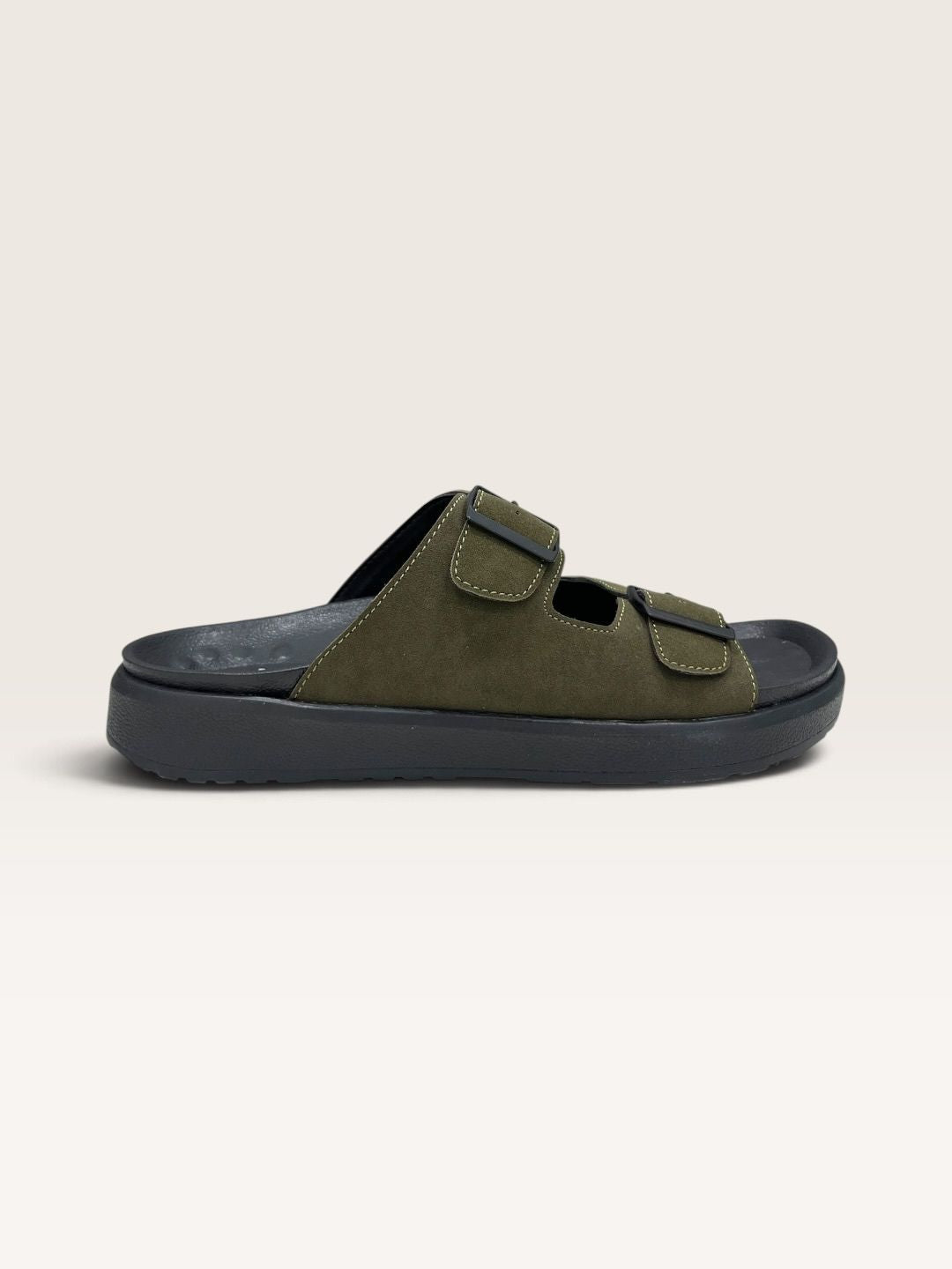Men Olive Arch Fit Sandals