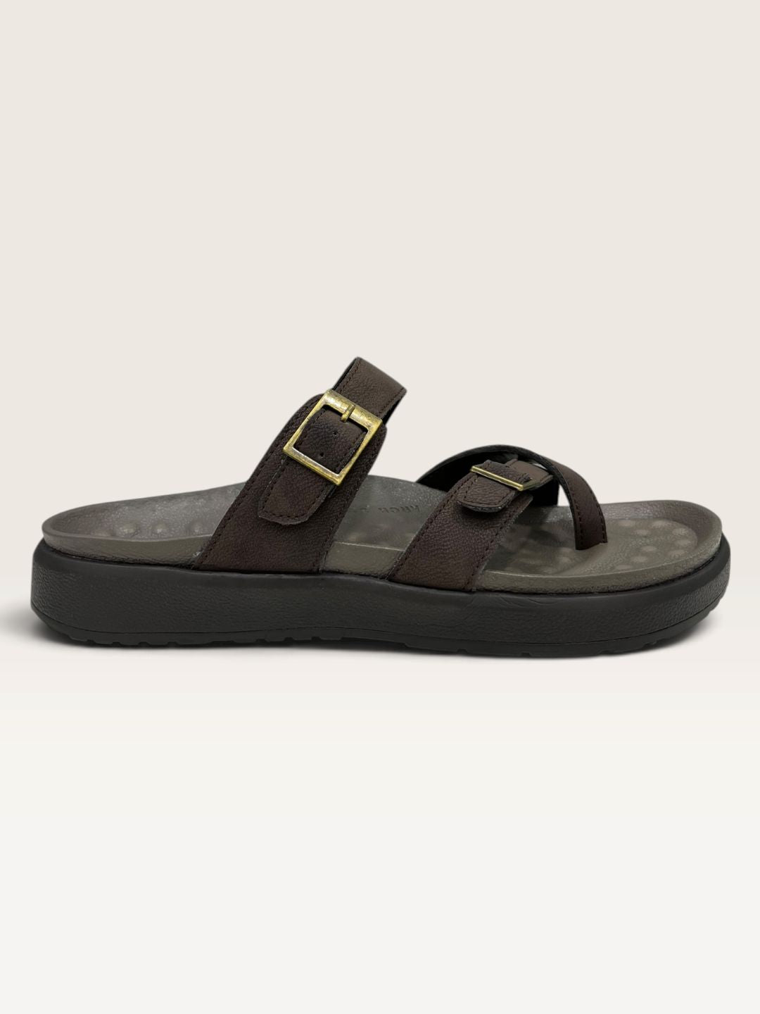 Men Brown Arch Fit Sandals