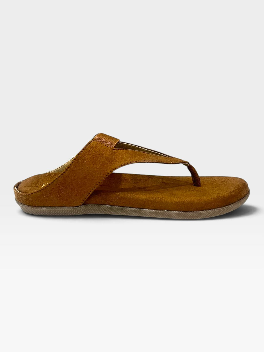 Womens Tan Comfort Sandals 4