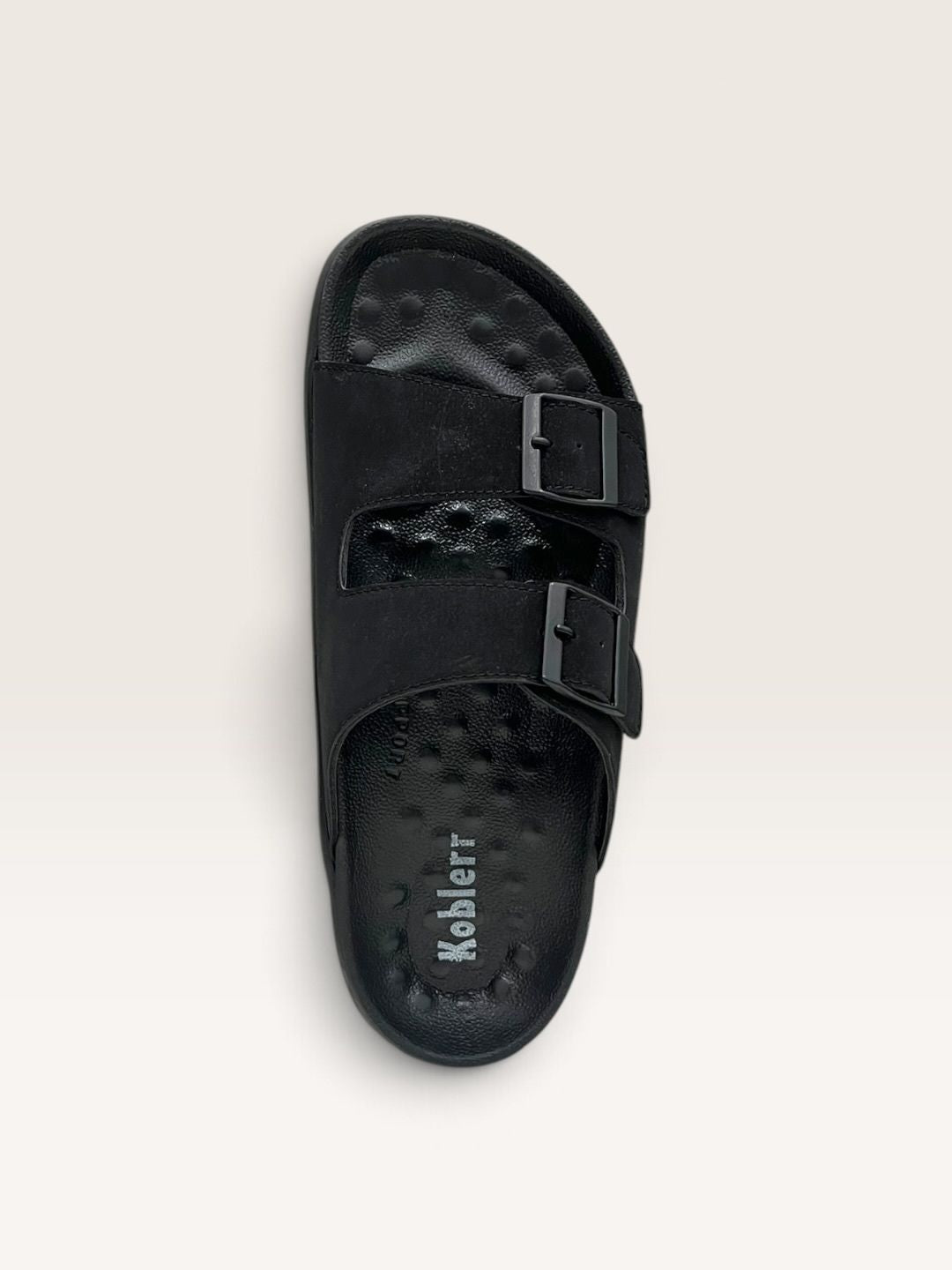 Men Black Arch Fit Sandals