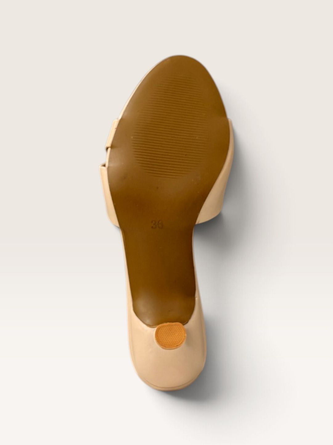Womens Cream Kitten Heels 5