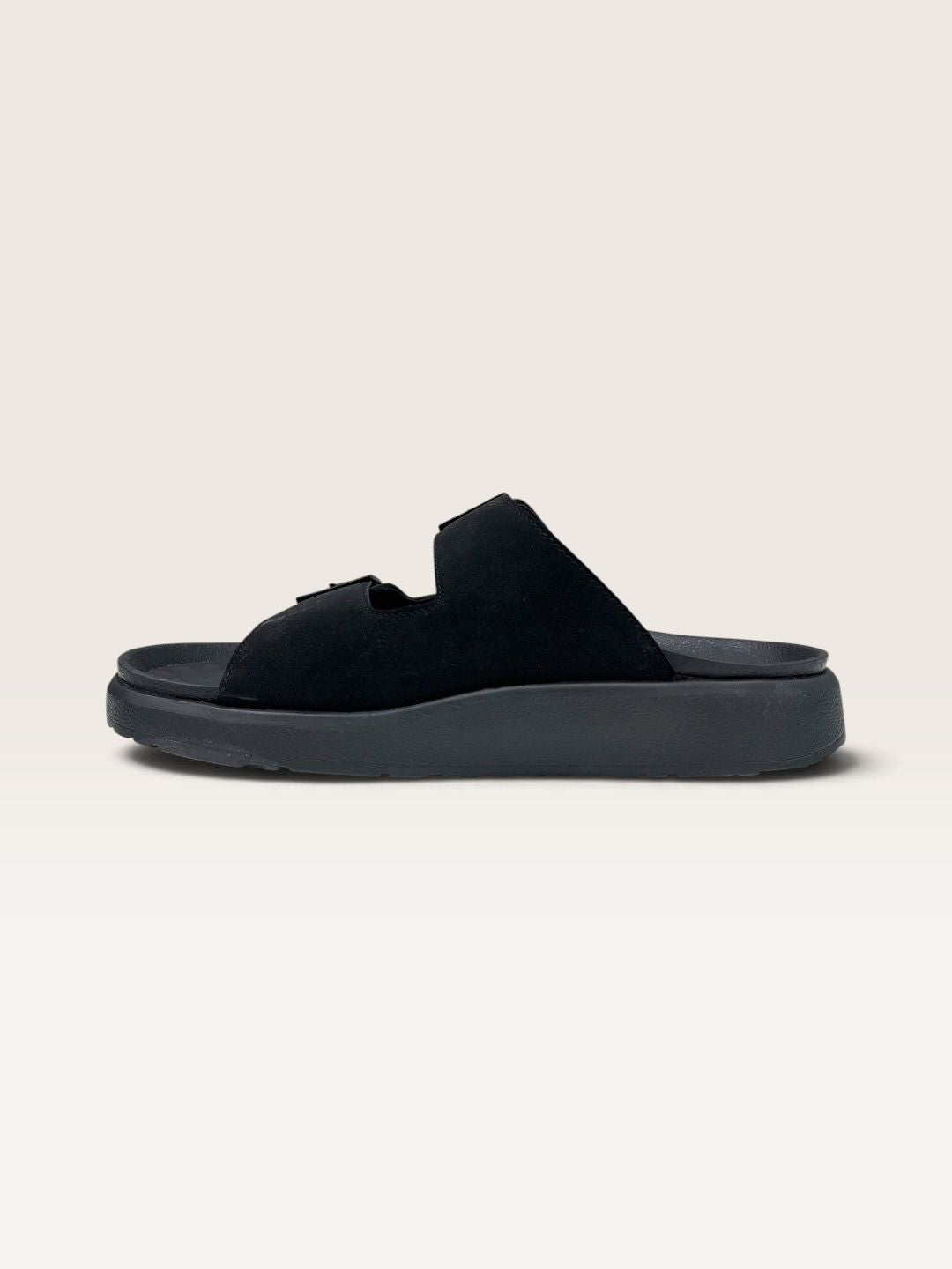 Men Black Arch Fit Sandals