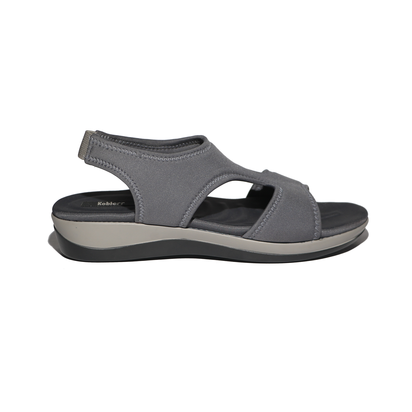 Grey Sandals With Backstrap