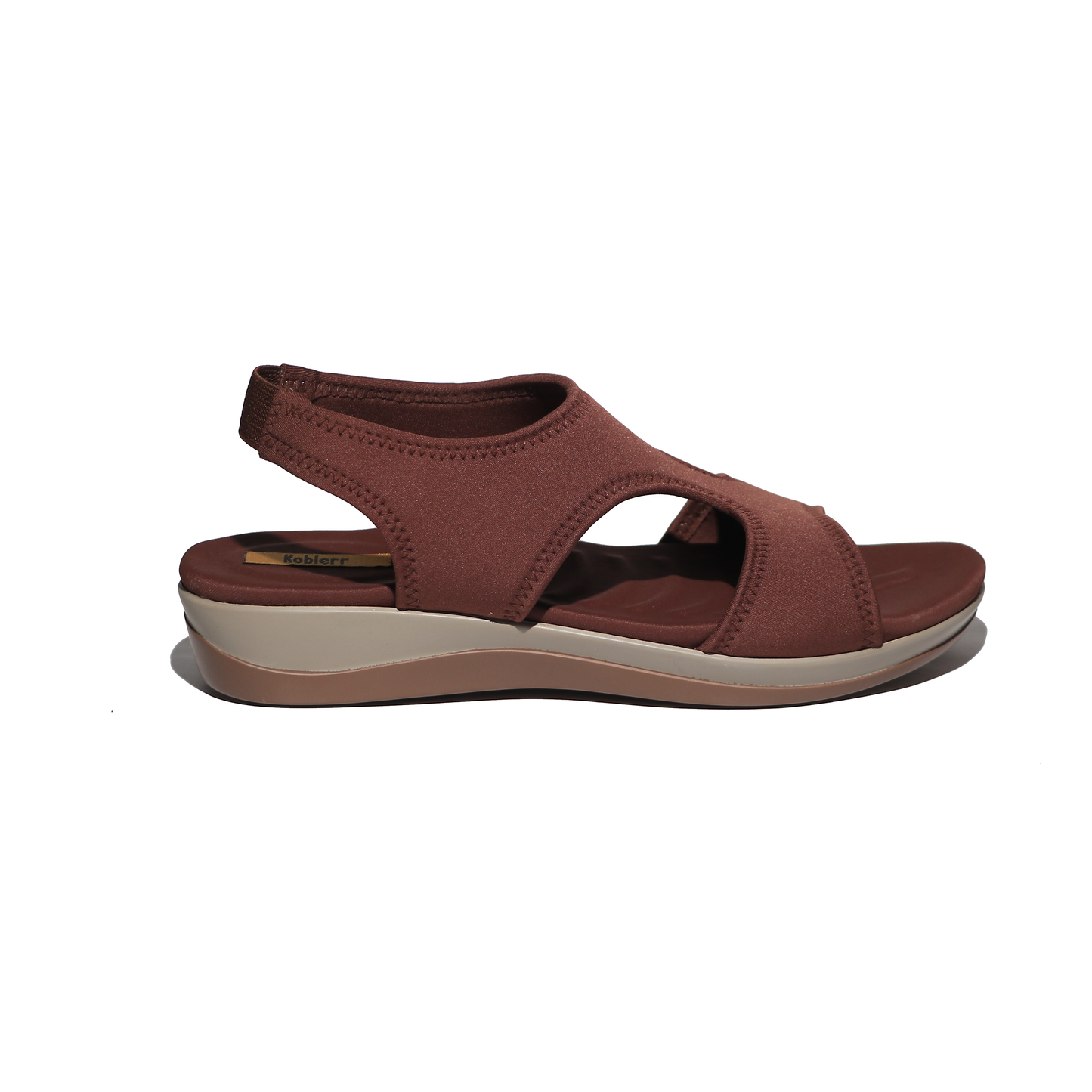 Brown Sandals With Backstrap