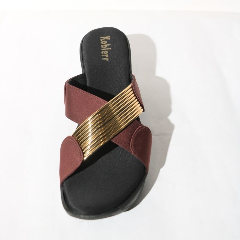 Gold Casual Wedge