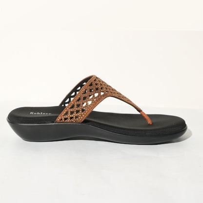 Brown Bling Sandals