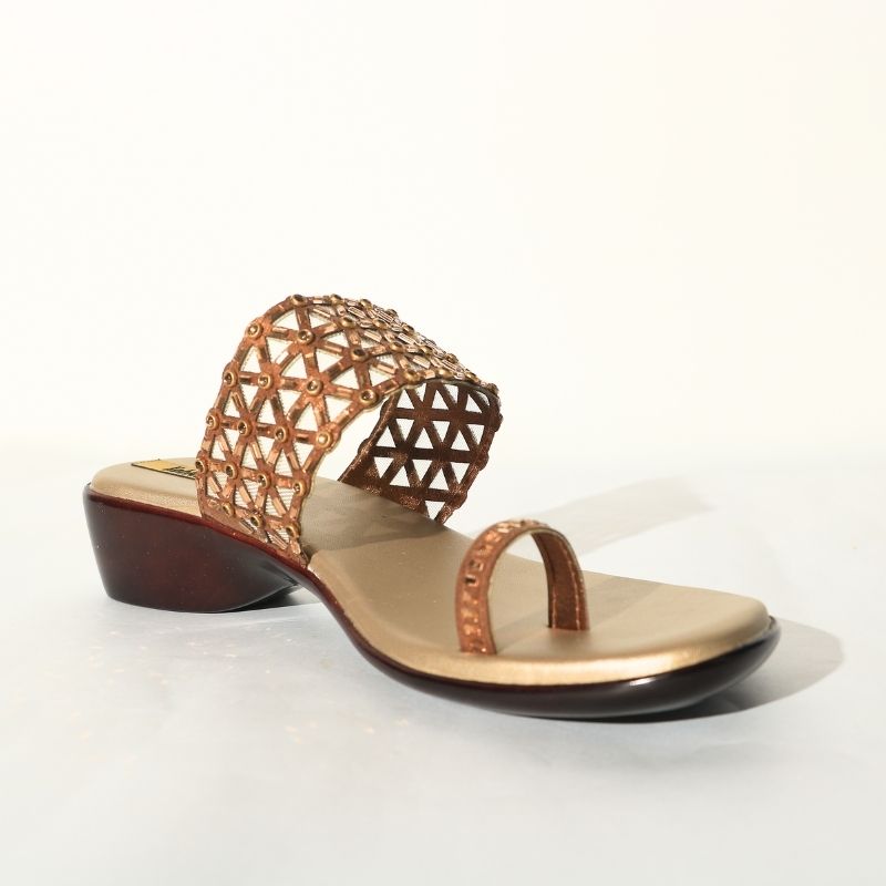 Copper Bling Sandals