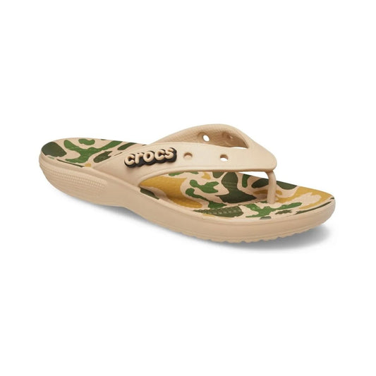 Crocs camo Unisex Flipflop in CHAI/CAMO