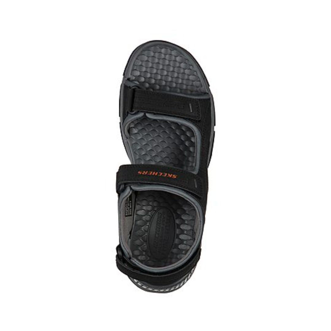 Skechers black online sandals